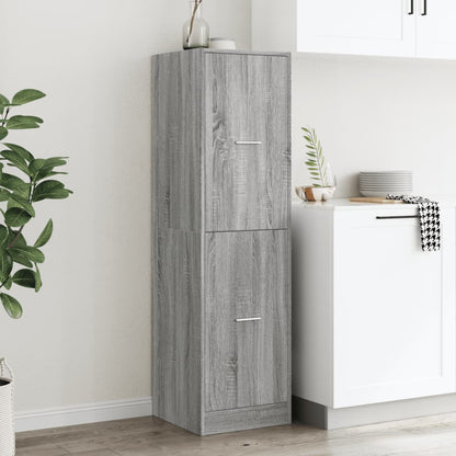 Armadietto da Farmacia Grigio Sonoma 40x41x144,5 cm Truciolato | homemem39