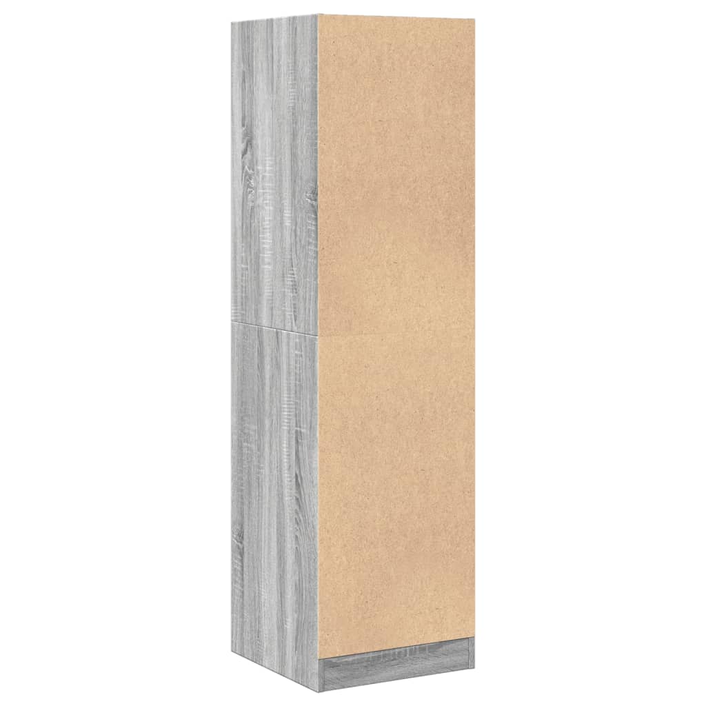 Armadietto da Farmacia Grigio Sonoma 40x41x144,5 cm Truciolato | homemem39