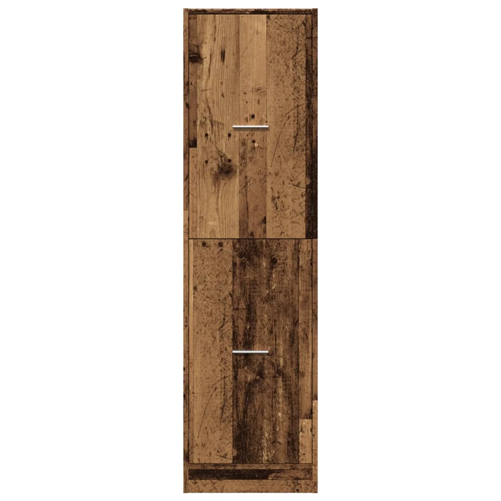 Armadietto da Farmacia Legno Vecchio 40x41x144,5 cm Truciolato | homemem39