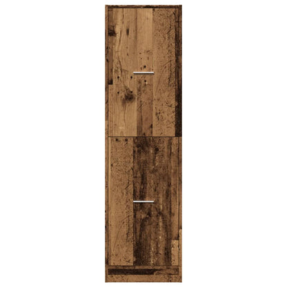 Armadietto da Farmacia Legno Vecchio 40x41x144,5 cm Truciolato | homemem39