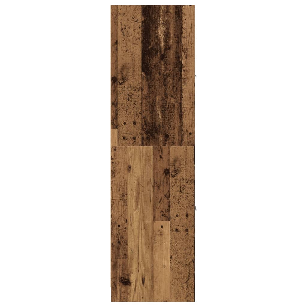 Armadietto da Farmacia Legno Vecchio 40x41x144,5 cm Truciolato | homemem39