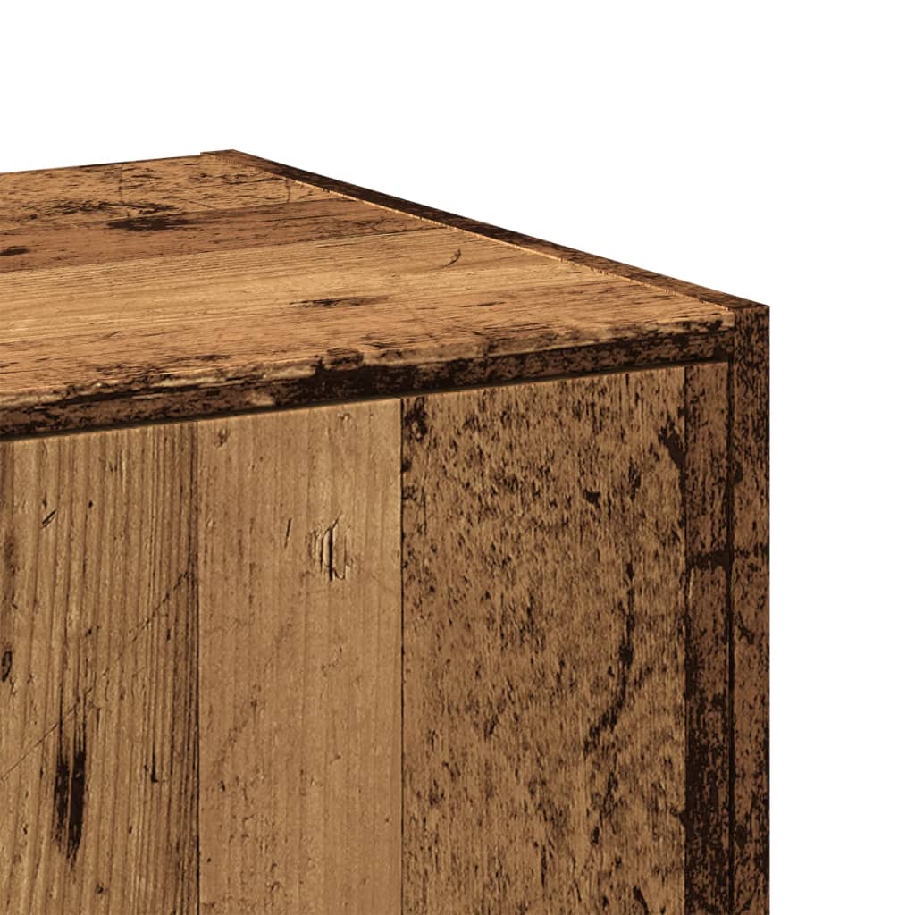 Armadietto da Farmacia Legno Vecchio 40x41x144,5 cm Truciolato | homemem39