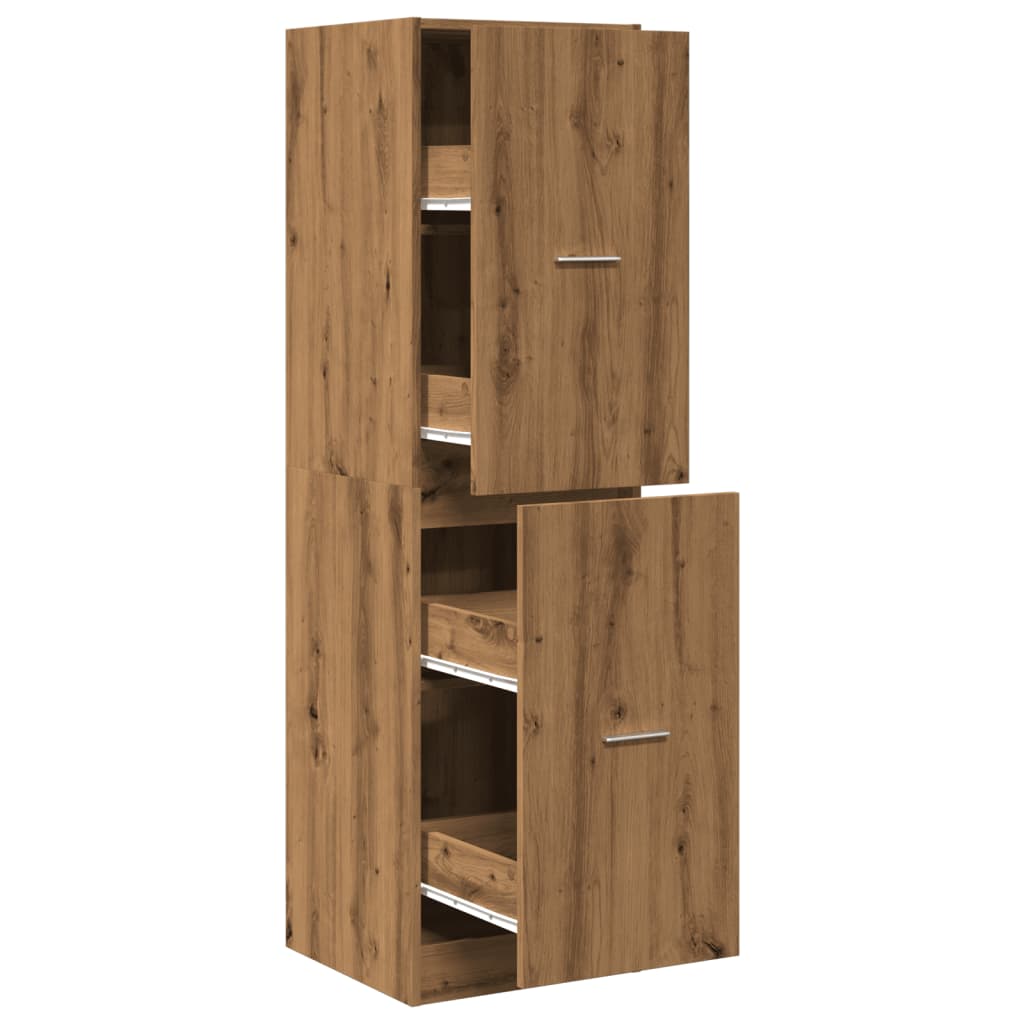 Armadietto da Farmacia Rovere 40x41x144,5 cm in Truciolato | homemem39