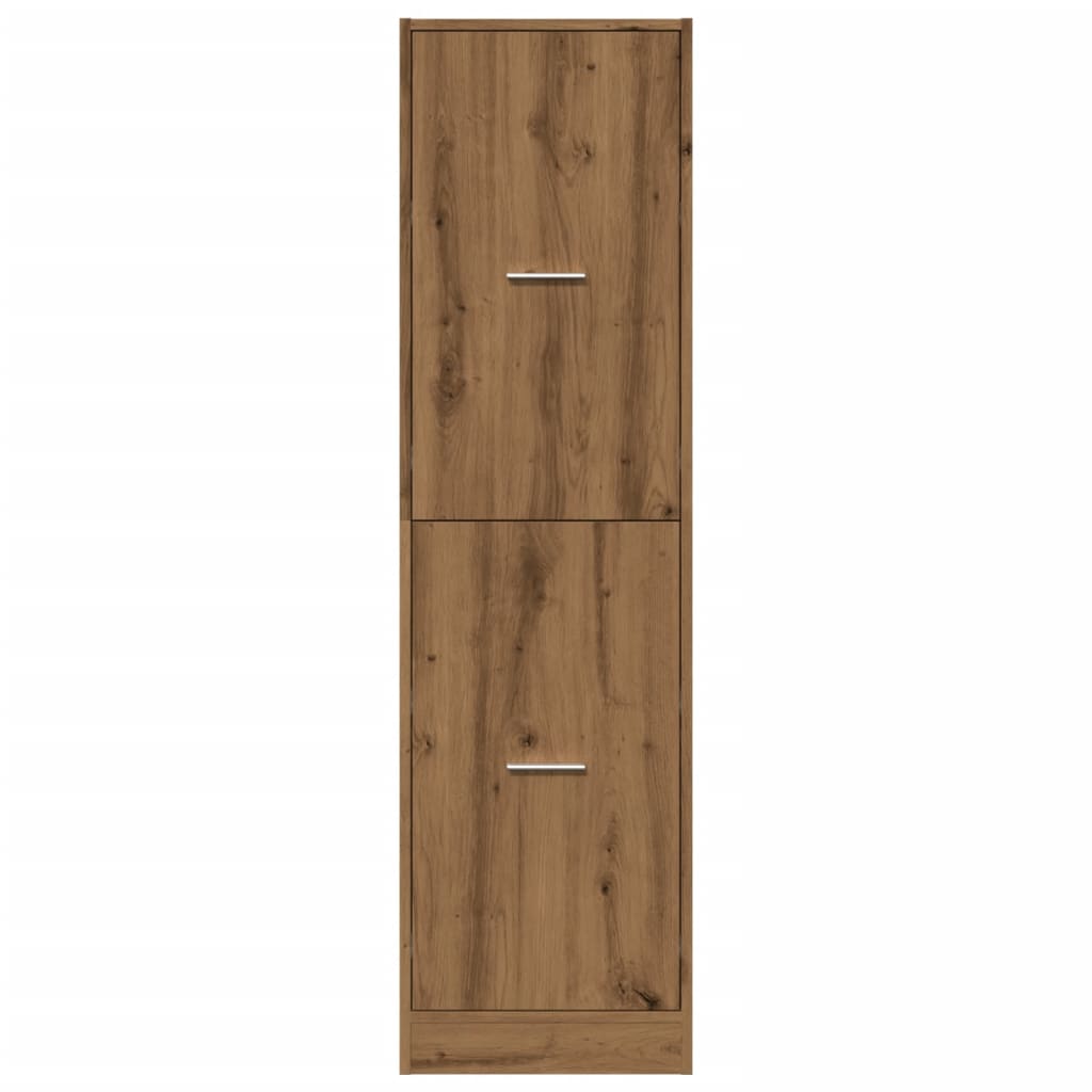 Armadietto da Farmacia Rovere 40x41x144,5 cm in Truciolato | homemem39