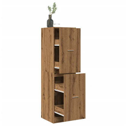 Armadietto da Farmacia Rovere 40x41x144,5 cm in Truciolato | homemem39