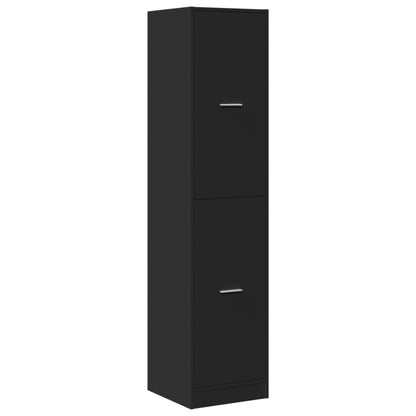 Armadietto da Farmacia Nero 40x41x174,5 cm in Truciolato | homemem39