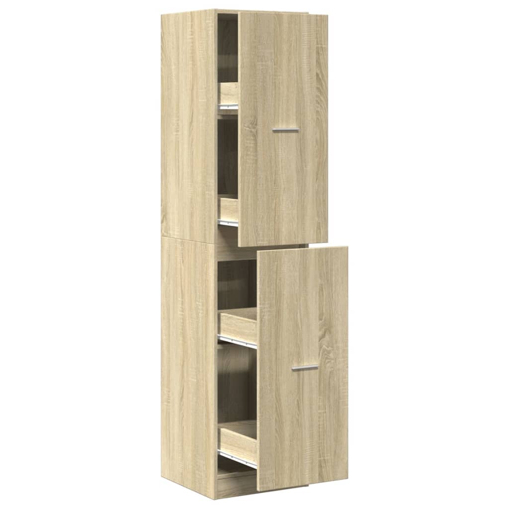 Armadietto da Farmacia Rovere Sonoma 40x41x174,5 cm Truciolato | homemem39
