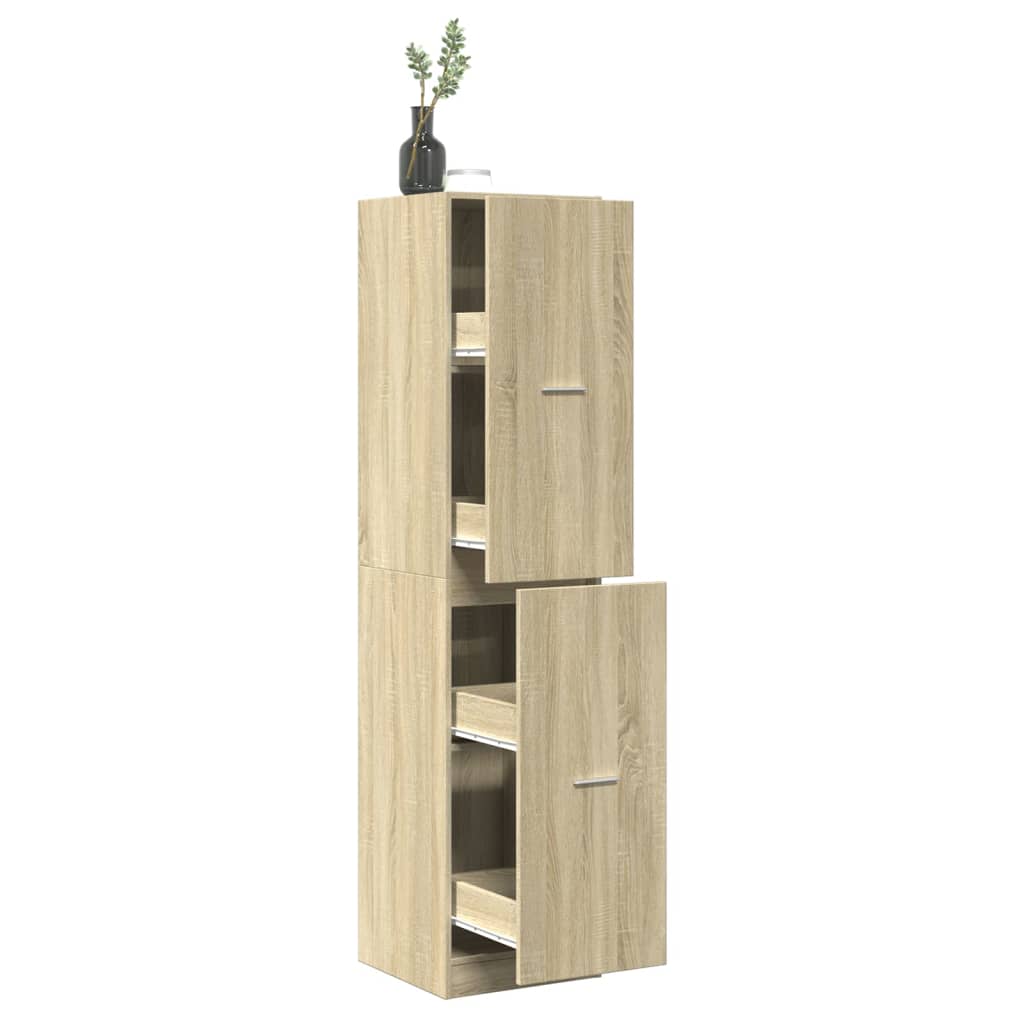 Armadietto da Farmacia Rovere Sonoma 40x41x174,5 cm Truciolato | homemem39