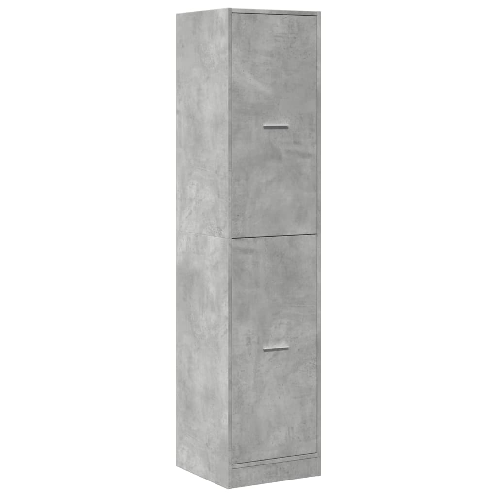 Armadietto da Farmacia Grigio Cemento 40x41x174,5 cm Truciolato | homemem39