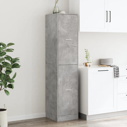 Armadietto da Farmacia Grigio Cemento 40x41x174,5 cm Truciolato | homemem39