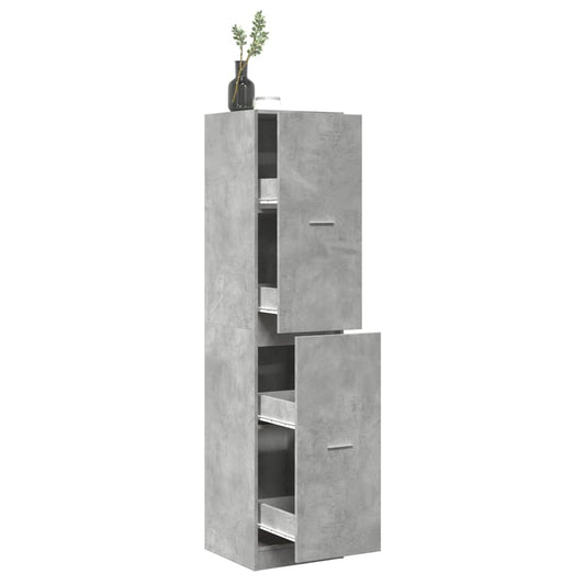 Armadietto da Farmacia Grigio Cemento 40x41x174,5 cm Truciolato | homemem39