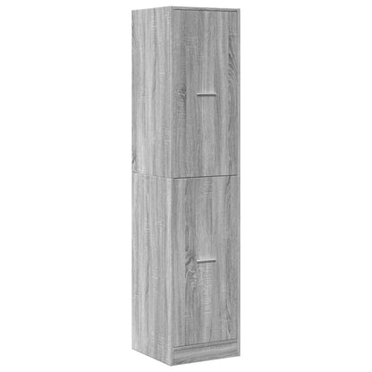 Armadietto da Farmacia Grigio Sonoma 40x41x174,5 cm Truciolato | homemem39