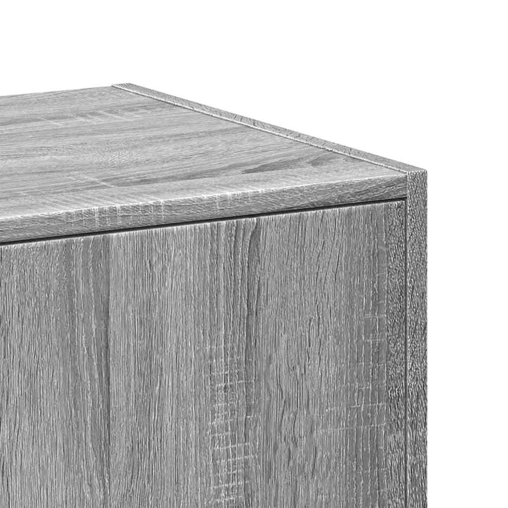 Armadietto da Farmacia Grigio Sonoma 40x41x174,5 cm Truciolato | homemem39