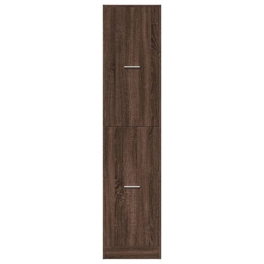 Armadietto da Farmacia Rovere Marrone 40x41x174,5 cm Truciolato | homemem39