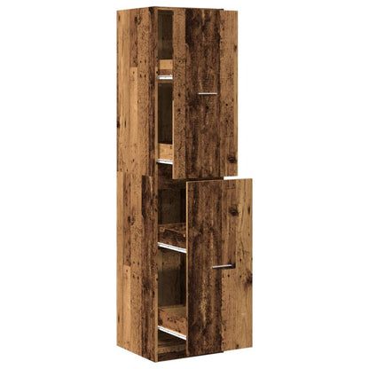 Armadietto da Farmacia Legno Vecchio 40x41x174,5 cm Truciolato | homemem39