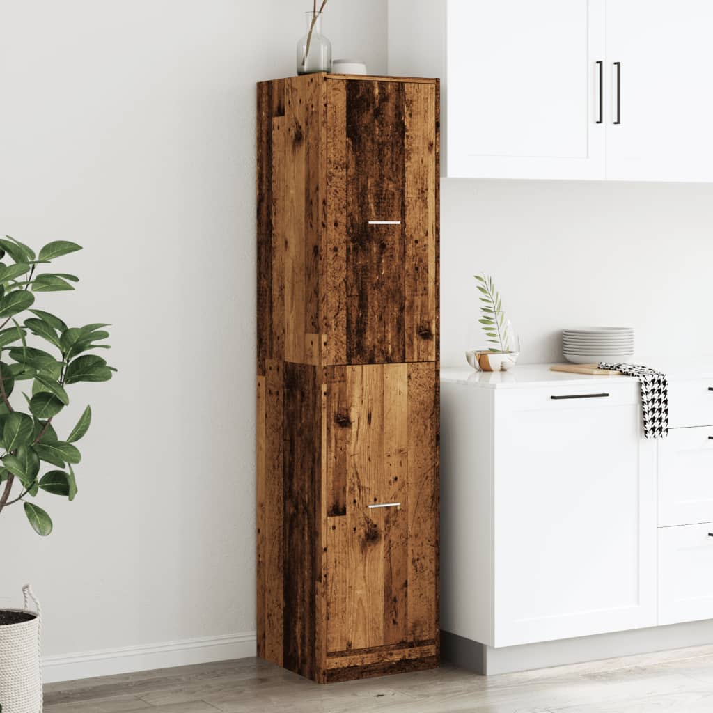 Armadietto da Farmacia Legno Vecchio 40x41x174,5 cm Truciolato | homemem39