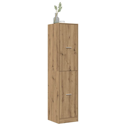 Armadietto da Farmacia Rovere 40x41x174,5 cm in Truciolato