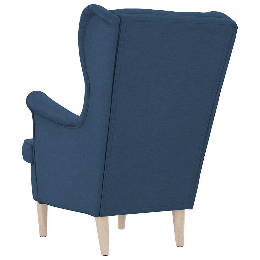 Poltrona Blu 74x84x100 cm in Tessuto | homemem39