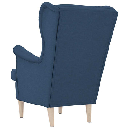 Poltrona Blu 74x84x100 cm in Tessuto | homemem39
