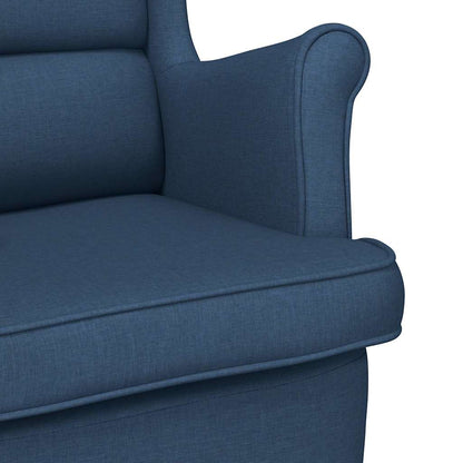Poltrona Blu 74x84x100 cm in Tessuto | homemem39
