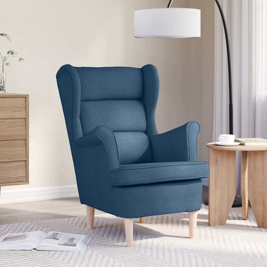 Poltrona Blu 74x84x100 cm in Tessuto | homemem39