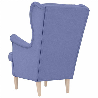 Poltrona Jeans Blu 74x84x100 cm Tessuto | homemem39
