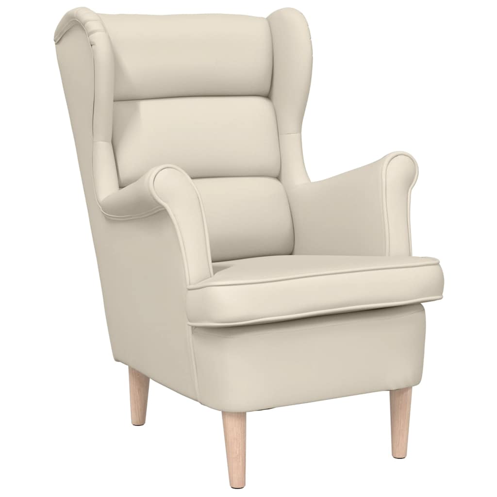 Poltrona Bianca 74x84x100 cm Lino | homemem39