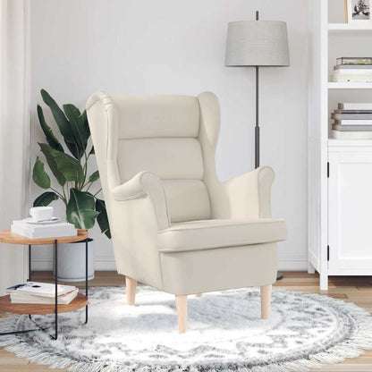 Poltrona Bianca 74x84x100 cm Lino | homemem39