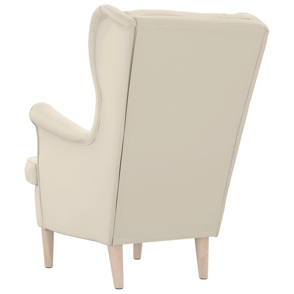 Poltrona Bianca 74x84x100 cm Lino | homemem39