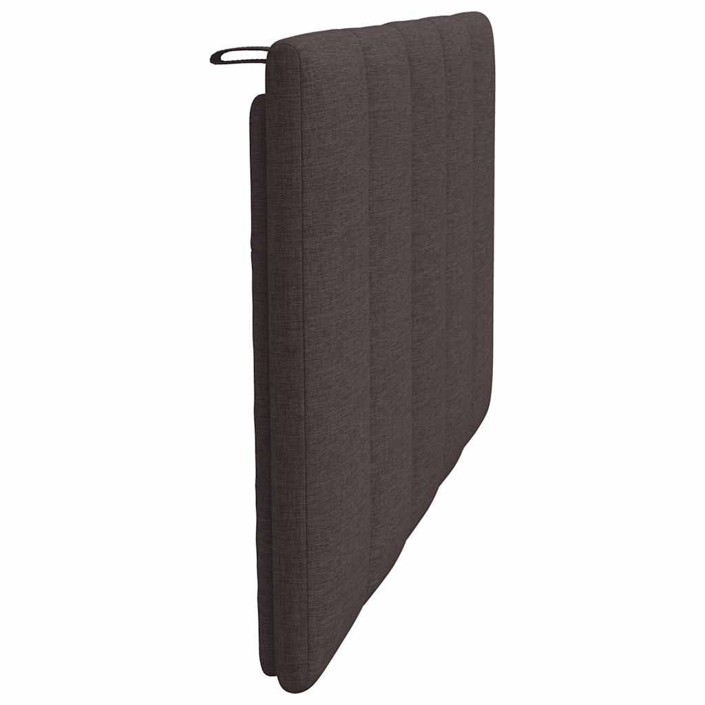 Cuscino Testiera Marrone Scuro 90 cm in Tessuto - homemem39