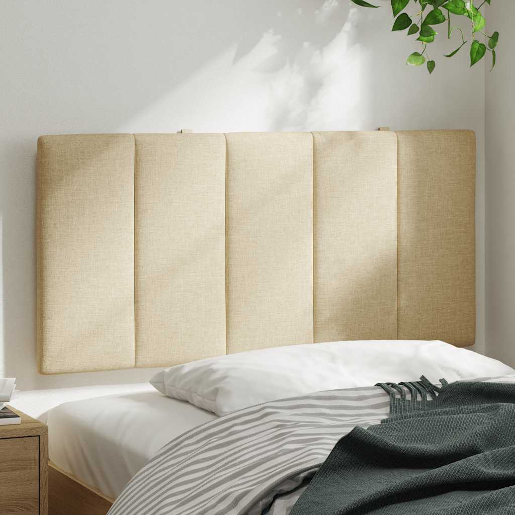 Cuscino Testiera Crema 100 cm in Tessuto - homemem39