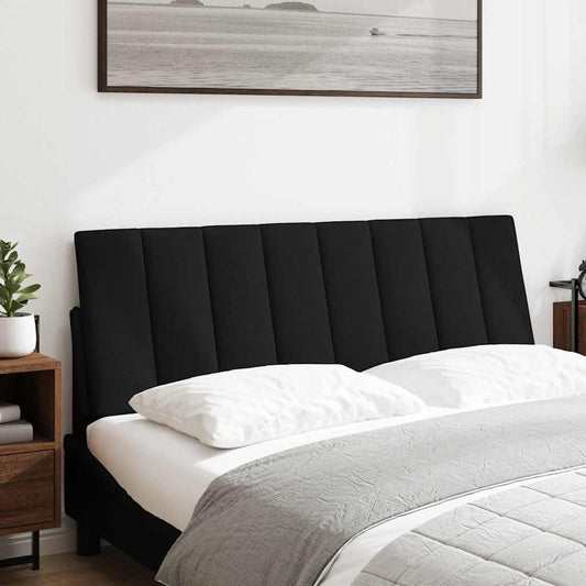 Cuscino Testiera Nero 120 cm in Tessuto - homemem39