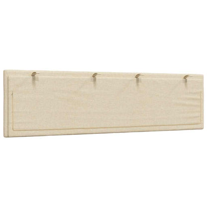 Cuscino Testiera Hanko Crema 180 cm in Tessuto