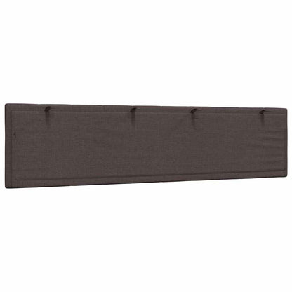 Cuscino Testiera Hanko Marrone Scuro 200 cm in Tessuto