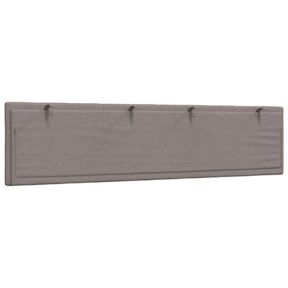 Cuscino Testiera Hanko Tortora 200 cm in Tessuto