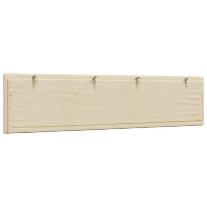 Cuscino Testiera Hanko Crema 200 cm in Tessuto