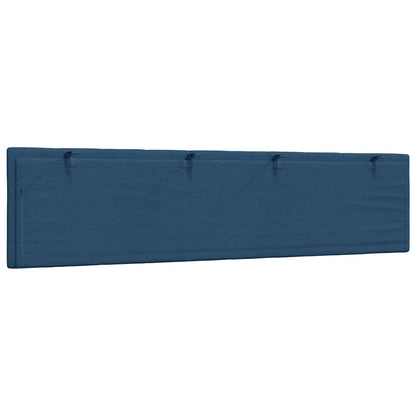Cuscino Testiera Blu 200 cm in Tessuto - homemem39