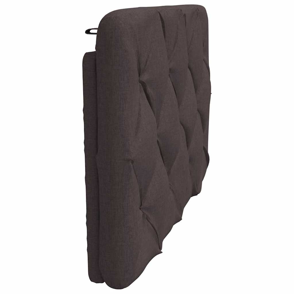 Cuscino Testiera Marrone Scuro 80 cm in Tessuto - homemem39