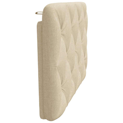 Cuscino Testiera Crema 80 cm in Tessuto - homemem39