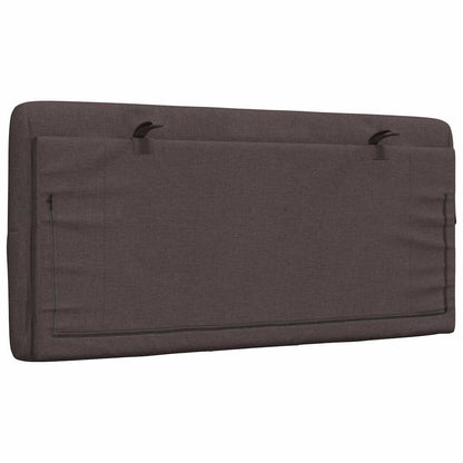 Cuscino Testiera Marrone Scuro 100 cm in Tessuto - homemem39