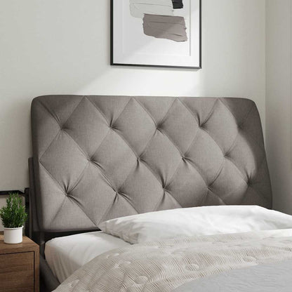 Cuscino Testiera Tortora 100 cm in Tessuto - homemem39