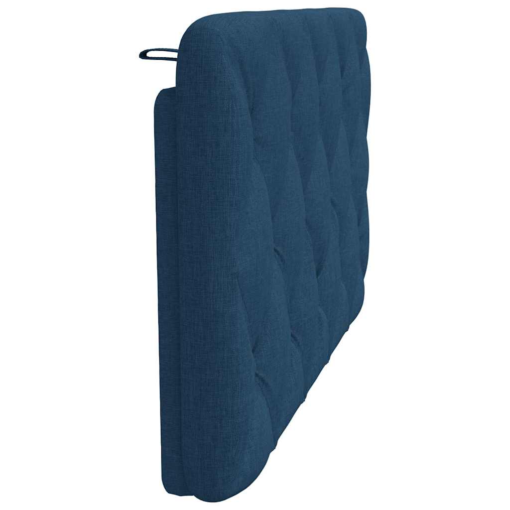 Cuscino Testiera Blu 100 cm in Tessuto | homemem39