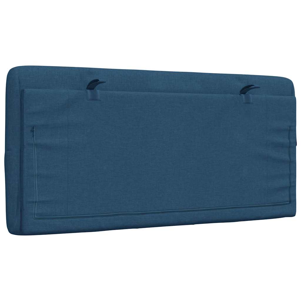 Cuscino Testiera Blu 100 cm in Tessuto | homemem39