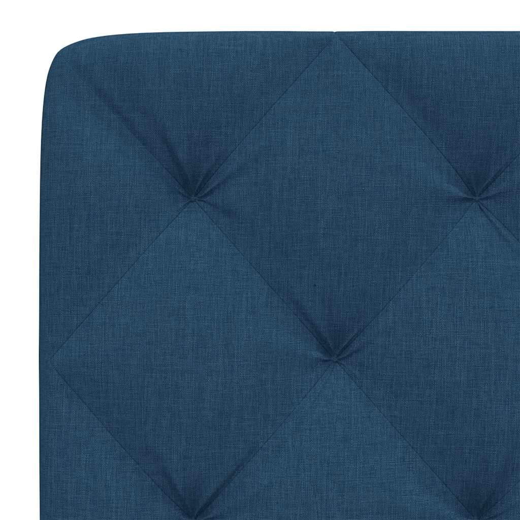 Cuscino Testiera Blu 100 cm in Tessuto | homemem39