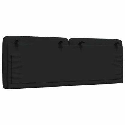 Cuscino Testiera Nero 120 cm in Tessuto - homemem39