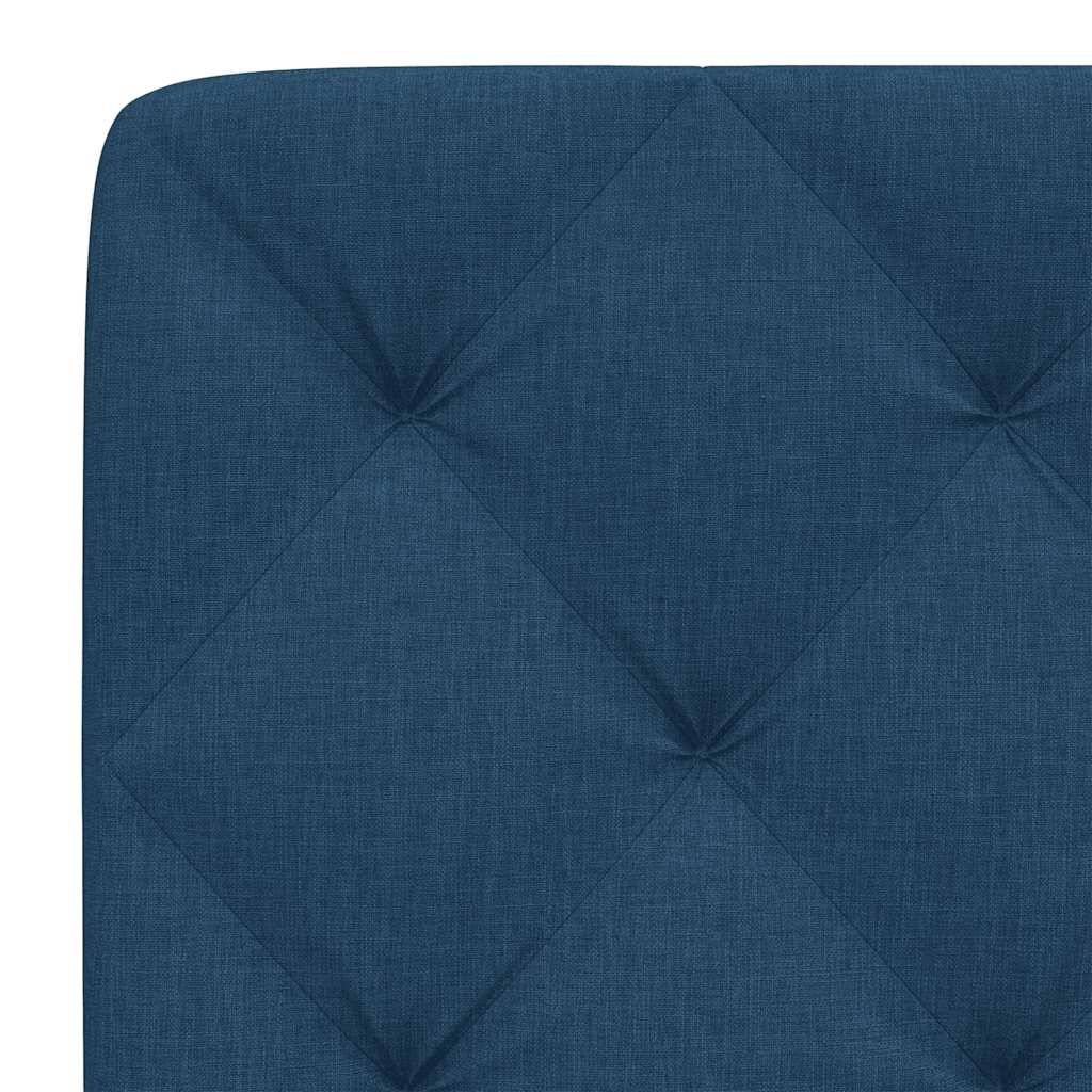 Cuscino Testiera Blu 120 cm in Tessuto - homemem39