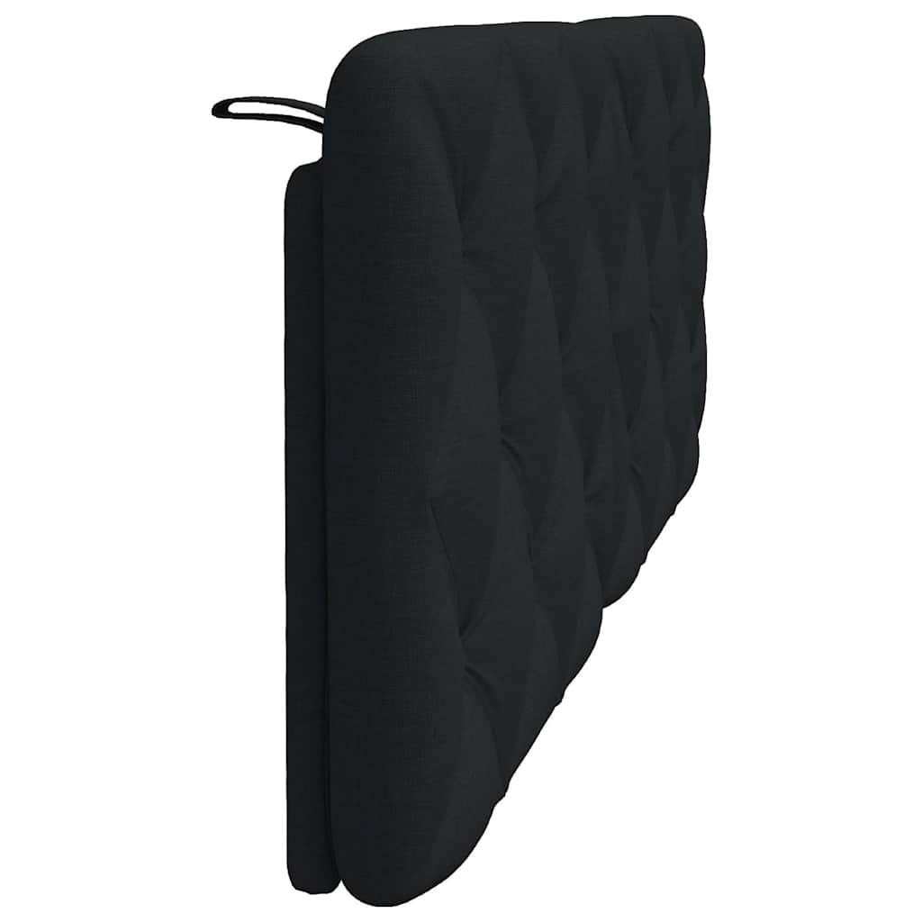 Cuscino Testiera Nero 140 cm in Tessuto | homemem39
