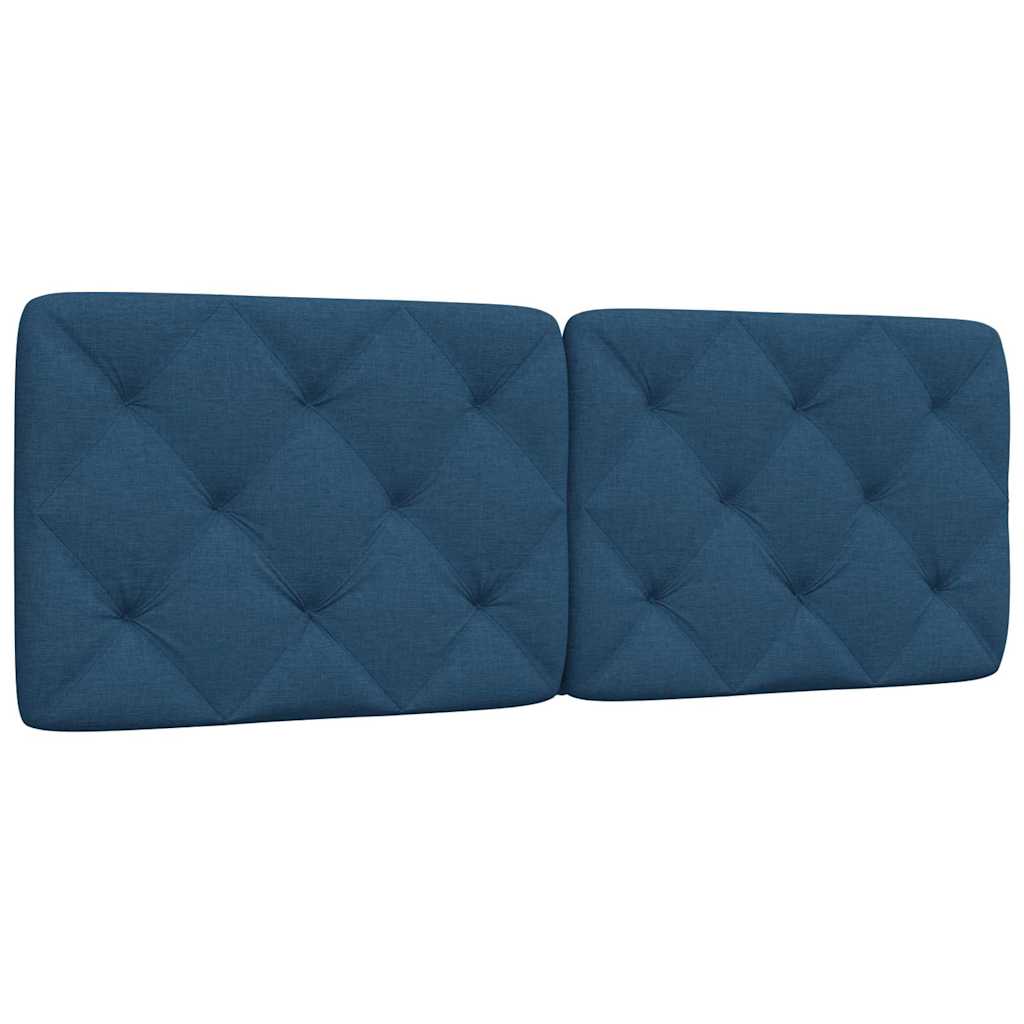 Cuscino Testiera Blu 140 cm in Tessuto - homemem39
