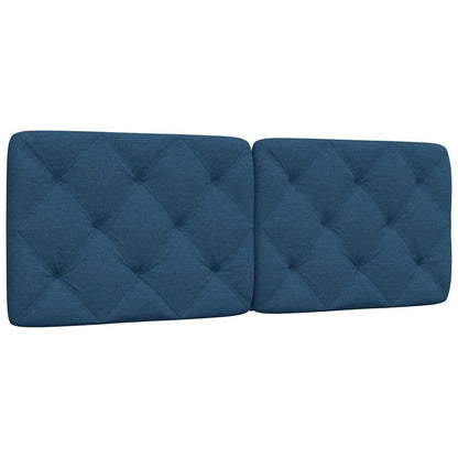 Cuscino Testiera Blu 140 cm in Tessuto - homemem39