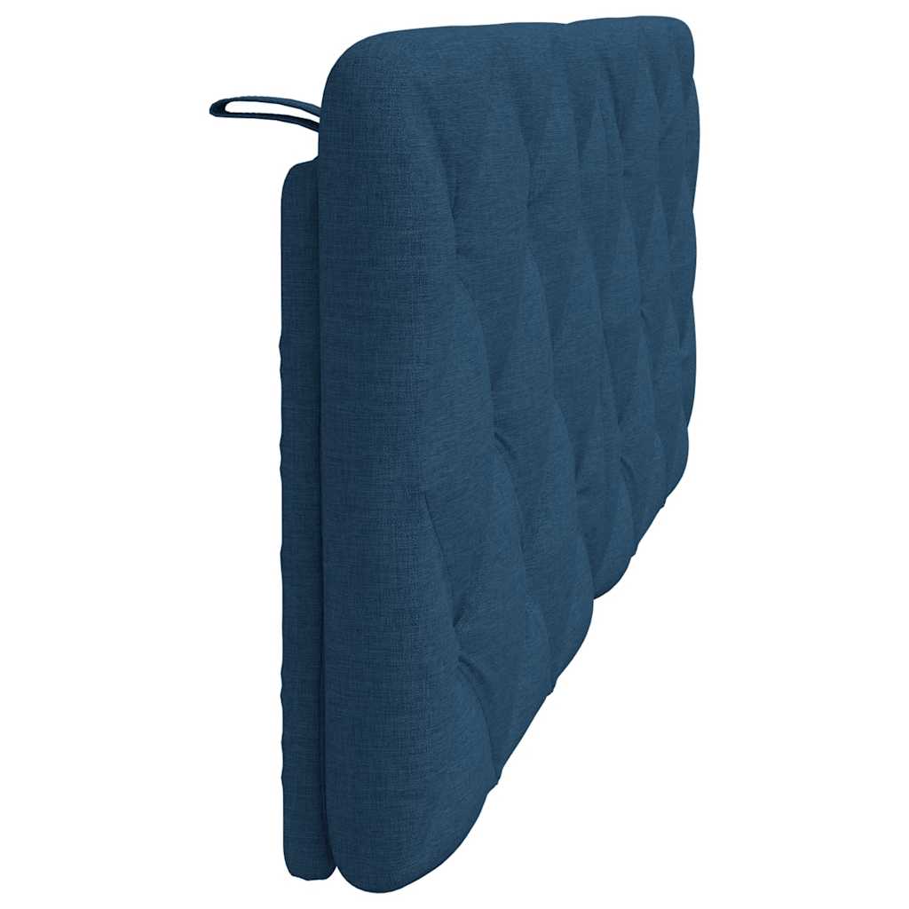 Cuscino Testiera Blu 140 cm in Tessuto - homemem39